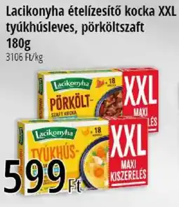 Real Lacikonyha ételízesítő kocka XXL tyúkhúsleves, pörköltszaft ajánlat