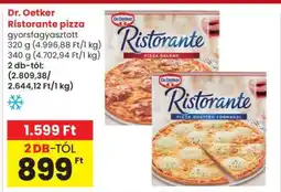 Interspar DR. OETKER Ristorante pizza ajánlat