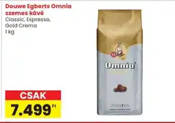 Interspar Douwe Egberts Omnia Szemes Kávé ajánlat