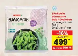 Interspar SPAR Asia edamame bab hüvelyben ajánlat