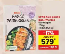 Interspar SPAR Asia panko panírmorzsa ajánlat