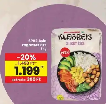 Interspar SPAR Asia ragacsos rizs ajánlat
