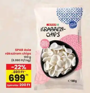 Interspar SPAR Asia rákszirom chips ajánlat