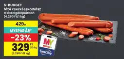 Interspar S-Budget főző cserkészkolbász ajánlat