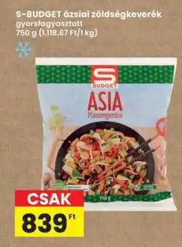 Interspar S-BUDGET ázsiai zöldségkeverék ajánlat