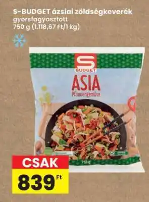 Interspar S-BUDGET ázsiai zöldségkeverék ajánlat