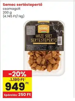 Interspar Semec sertéstepertő ajánlat