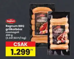 Interspar Regnum BBQ grillkolbász ajánlat