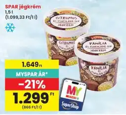 Interspar SPAR jégkrém ajánlat