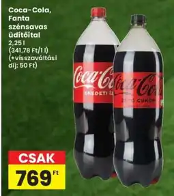 Interspar Coca-Cola, Fanta szénsavas üdítőital ajánlat
