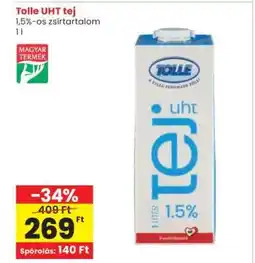Interspar TOLLE UHT tej ajánlat