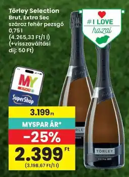 Interspar Törley Selection Brut, Extra Sec ajánlat