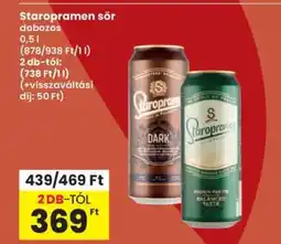 Interspar Staropramen sör ajánlat