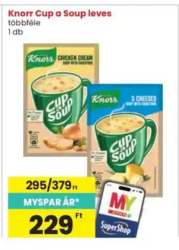 Interspar Knorr Cup a Soup leves ajánlat