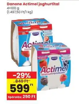Interspar Danone Actimel joghurtital ajánlat
