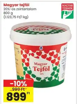 Interspar Magyar tejföl ajánlat