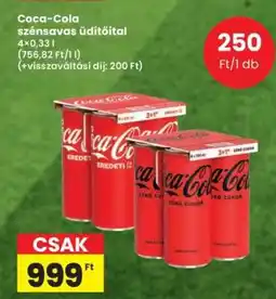 Interspar Coca-Cola szénsavas üdítőital ajánlat