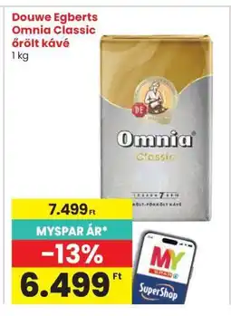 Interspar Douwe Egberts Omnia Classic őrölt kávé ajánlat