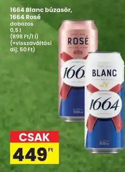 Interspar 1664 Blanc búzasör, 1664 Rosé ajánlat