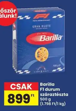 Interspar Barilla F1 durum száraztészta ajánlat