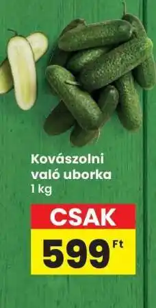 Interspar Kovászolni való uborka ajánlat