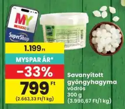 Interspar Savanyított gyöngyhagyma ajánlat