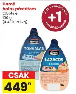 Spar Hamé halas pástétom ajánlat