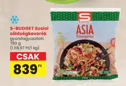 Spar S-BUDGET ázsiai zöldségkeverék ajánlat