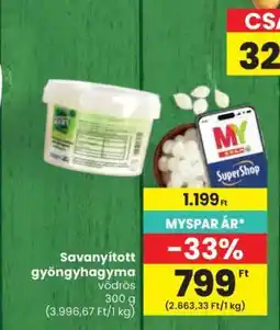 Spar Savanyított gyöngyhagyma ajánlat