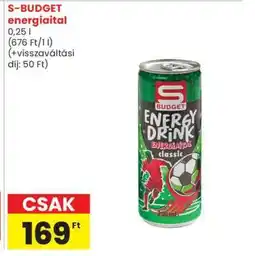 Spar S-BUDGET energiaital ajánlat