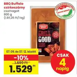 Spar BBQ Buffalo csirkeszárny ajánlat