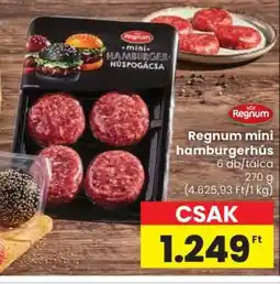 Spar Regnum mini hamburgerhús ajánlat