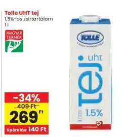 Spar TOLLE UHT tej ajánlat