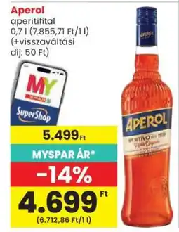Spar Aperol ajánlat