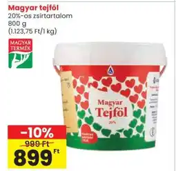 Spar Magyar tejföl ajánlat