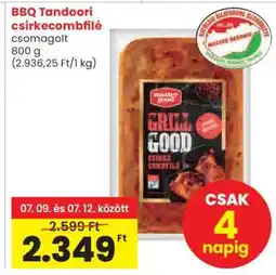 Spar BBQ Tandoori csirkecombfilé ajánlat