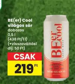 Spar BE(er) Cool világos sör ajánlat