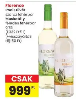 Spar Florence Irsai Olivér ajánlat