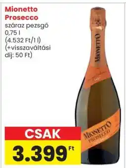Spar Mionetto Prosecco ajánlat