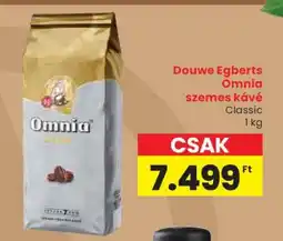 Spar Douwe Egberts Omnia szemes kávé Classic ajánlat