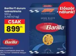 Spar Barilla F1 durum száraztészta ajánlat