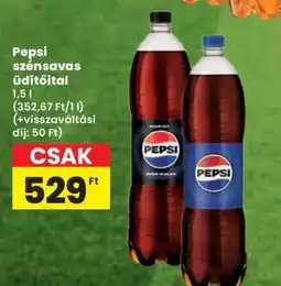 Spar Pepsi szénsavas üdítőital ajánlat