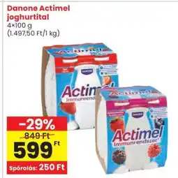 Spar Danone Actimel joghurtital ajánlat