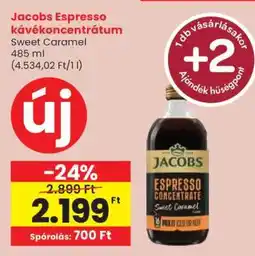 Spar Jacobs Espresso kávékoncentrátum Sweet Caramel ajánlat