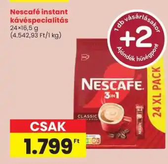 Spar Nescafé instant kávéspecialitás ajánlat