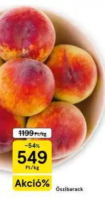 Tesco Őszibarack ajánlat