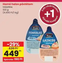 Spar Hamé halas pástétom ajánlat