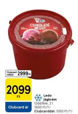 Tesco Ledo jégkrém ajánlat