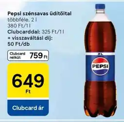 Tesco Pepsi szénsavas üdítőital ajánlat