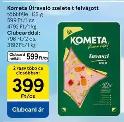 Tesco Kometa Útravaló szeletelt felvágott ajánlat